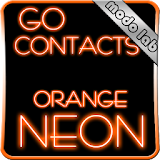 Orange Neon GO contacts theme icon