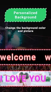 LED Banner - Text 3D