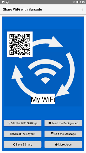 Share WiFi with Barcode Screen 3