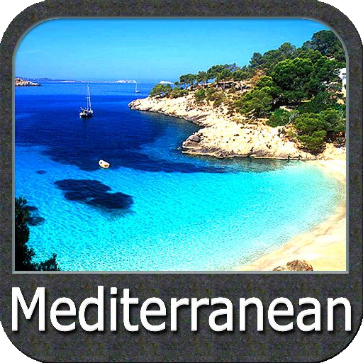 Mediterranean Sea GPS Charts 4.4.3.7.7 Icon