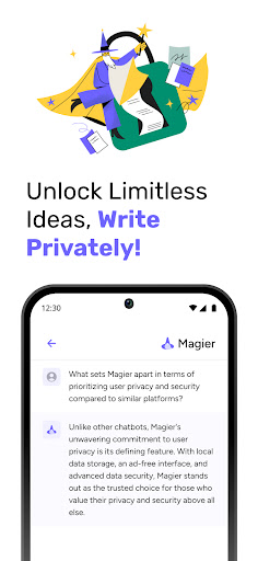 Magier: Private & Secure AI Screenshot 4 - AppWisp.com