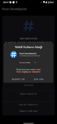 Android application Root Checker (Magisk Support) screenshort