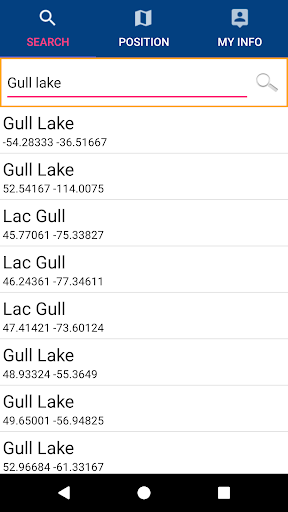 Lake Gull Gps Map Navigator Screen 2
