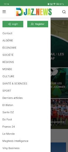 DJAZ NEWS Screen 2