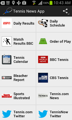 Tennis News App