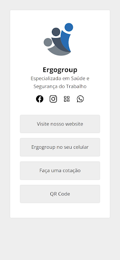 Android application Ergogroup screenshort