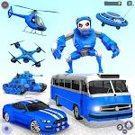Cover Image of डाउनलोड पांडा रोबोट कार: रोबोट गेम्स 4.1 APK