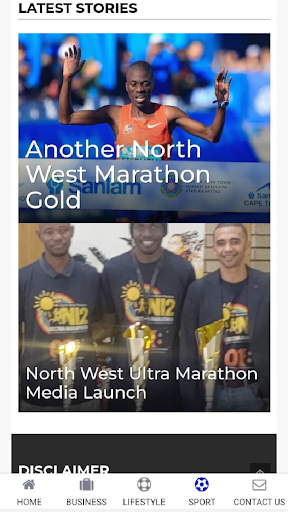 Android application Naledi News screenshort