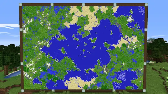 Minecraft PE のさまざまなマップ