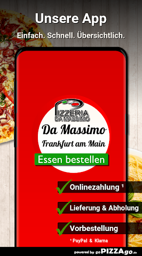 Pizzeria Da Massimo Frankfurt  Screenshot 1 - AppWisp.com