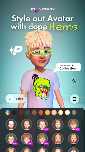 Android application Planetary Metaverse screenshort
