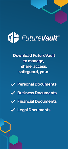 Android application FutureVault screenshort