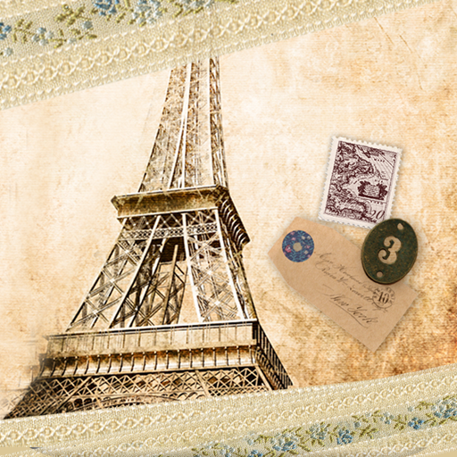 Paris wallpaper Eiffel Tower logo