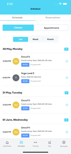 Evolve Fit Studio Screen 3