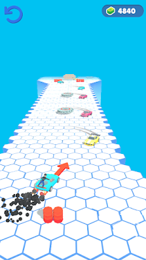 #2. PullBack Cars Merge (Android) By: Goolny Games