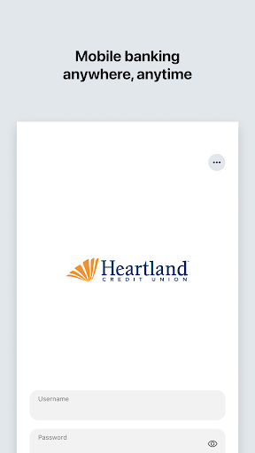 Android application Heartland CU Mobile Banking screenshort