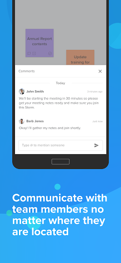 Screenshot of Stormboard