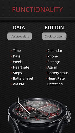 Grey Camouflage For Wear OS Screen 2