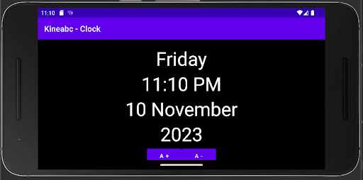 Android application Clock for Dementia & Alzheimer screenshort