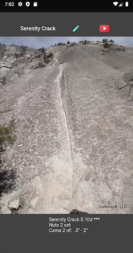 Yosemite Climbing Guide Screen 3
