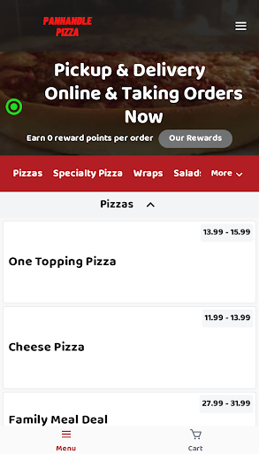 Panhandle Pizza Screen 2