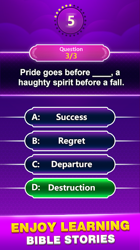 Bible Trivia - Word Quiz Game 2.0 screenshots 4