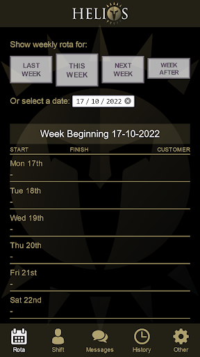 Helios Control Screen 3