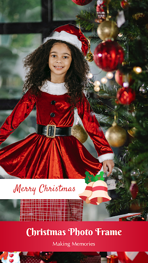 Android application Christmas Photo Frame : Editor screenshort