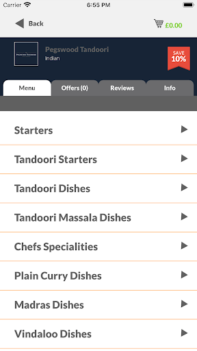 Pegswood Tandoori NE61 Screen 2