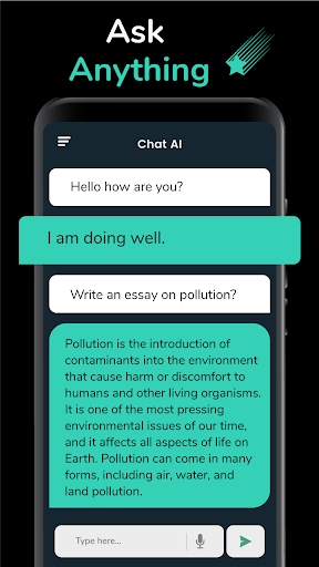 Android application AI Chat Open Assistant Chatbot screenshort