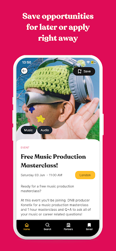 ERIC: Creative Career App Screen 3