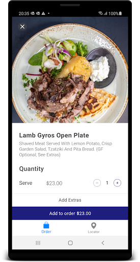 Mavs Greek Restaurant Screen 2