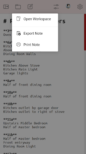 Noteastic Notepad Screen 3