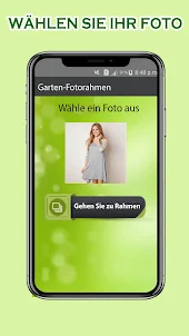 Garten-Fotorahmen-Editor