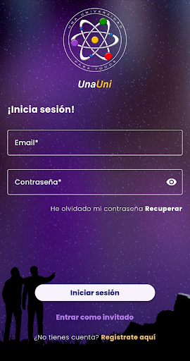 Android application UnaUni: App Universitaria screenshort