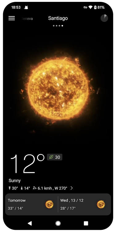 Live Weather Forecast: WeaReal - 1.2 - (Android)
