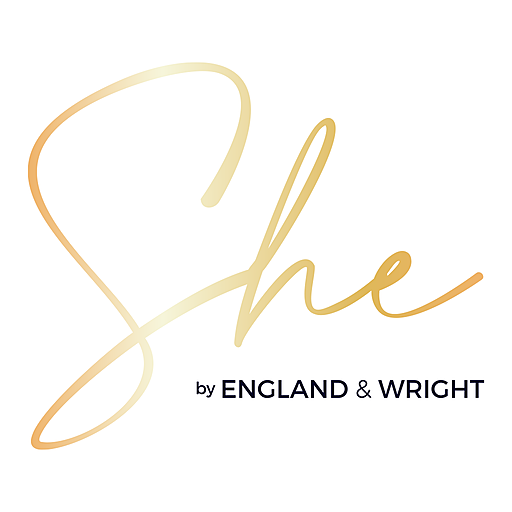 SHE by England & Wright logo