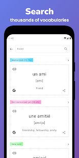 Snímek obrazovky Memorize: Learn French Words