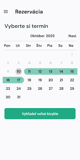 Android application Čistá Stopa screenshort