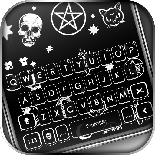 Black Magic Doodle Keyboard Th  Icon