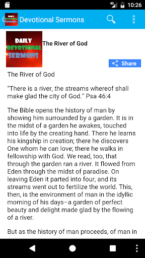 Daily Devotional Sermons Screen 2