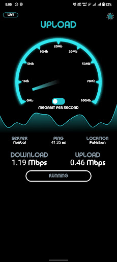 Internet Speed test Msa Screen 2