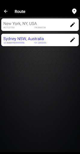 Route (compass) Screen 2