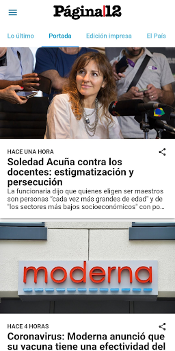Android application Página|12 screenshort