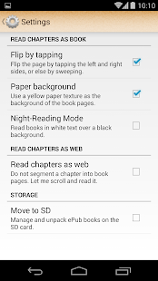 ePub Reader for Android screenshots 5