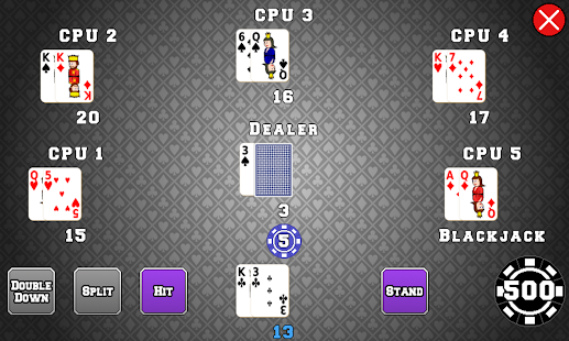 Blackjack Mulitplayer Screenshot