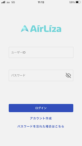 Android application AirLiza screenshort