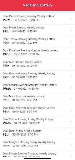 Android application Nagaland Lottery screenshort