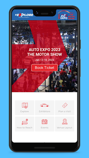 Android application Auto Expo 2023 screenshort