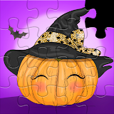 Halloween jigsaw puzzles icon